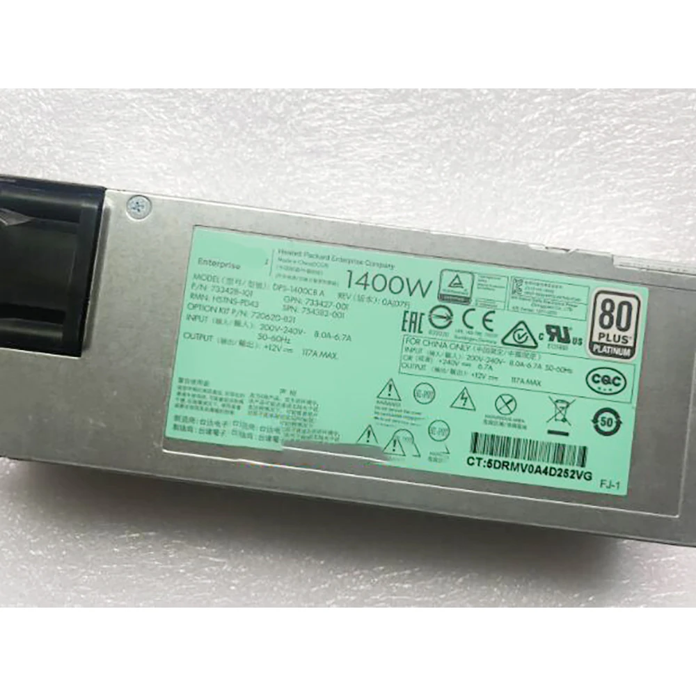 Для блока питания сервера HP Gen9 G9 720620 -B21 733428 -101 1400 Вт DPS-1400CB A