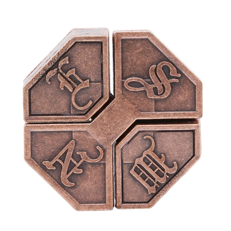 

1Pcs Educational Classic Metal Brain Teaser IQ EQ Test Toys Alloy Box Lock Puzzle For School Classroom Gifts For Adults Children