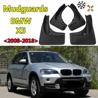 4pcs car exterior parts fender mudguards for bmw x5 2008 2018 auto accessories wheel mud flare flaps protection splash guards