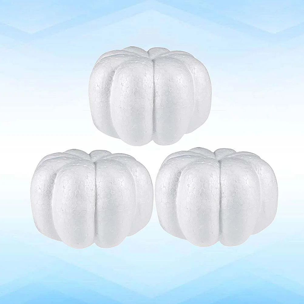 

Pumpkin Pumpkinsdiymold Fake Artificialwhite Styrofoam Crafts Decorations Polystyrene Mini Craft Simulation Decorating Supplies
