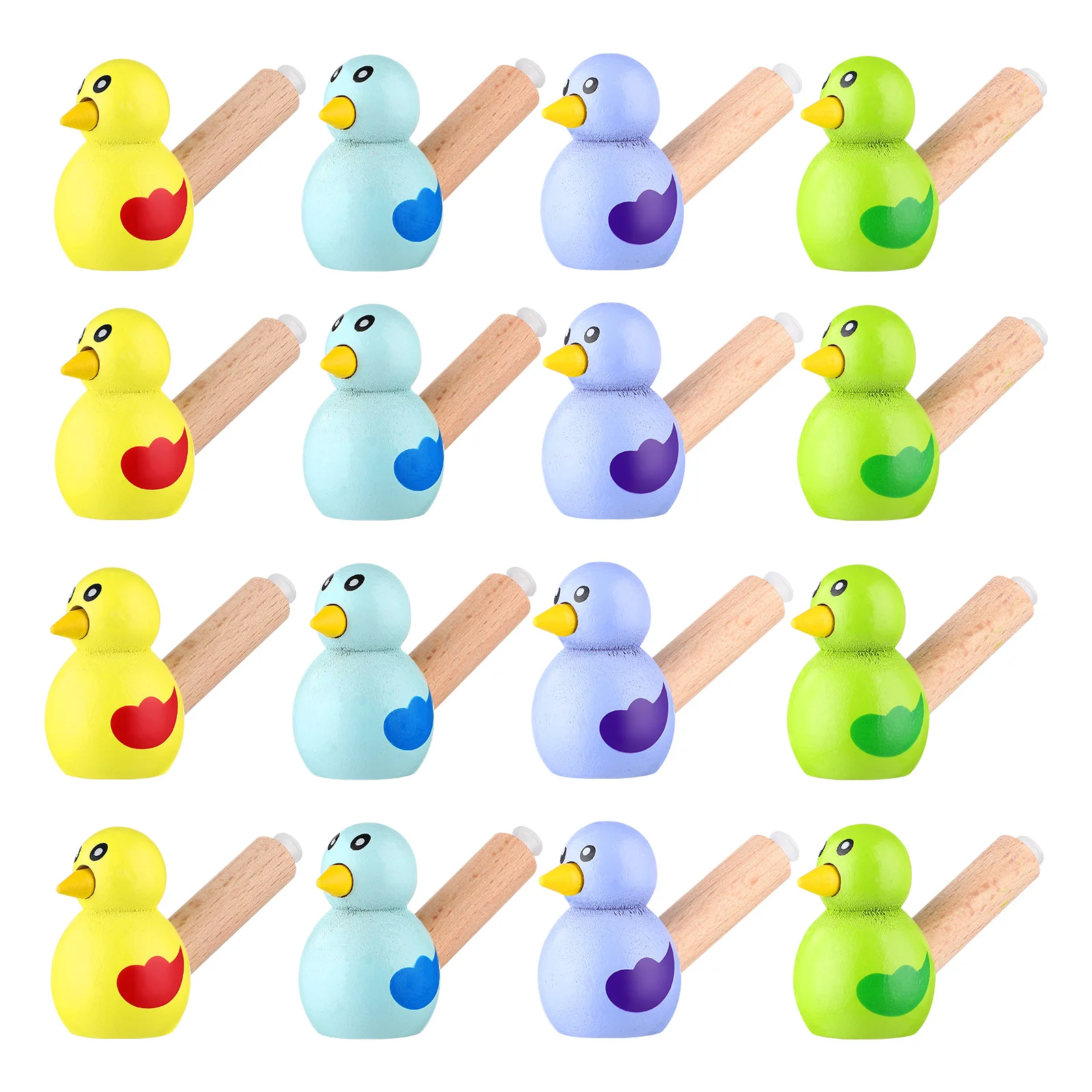 

15 Pcs Bird Shape Whistle Toys Wooden Whistles Musical Baby Infant Bath Like Real Bamboo Kids Cartoon Child Girls