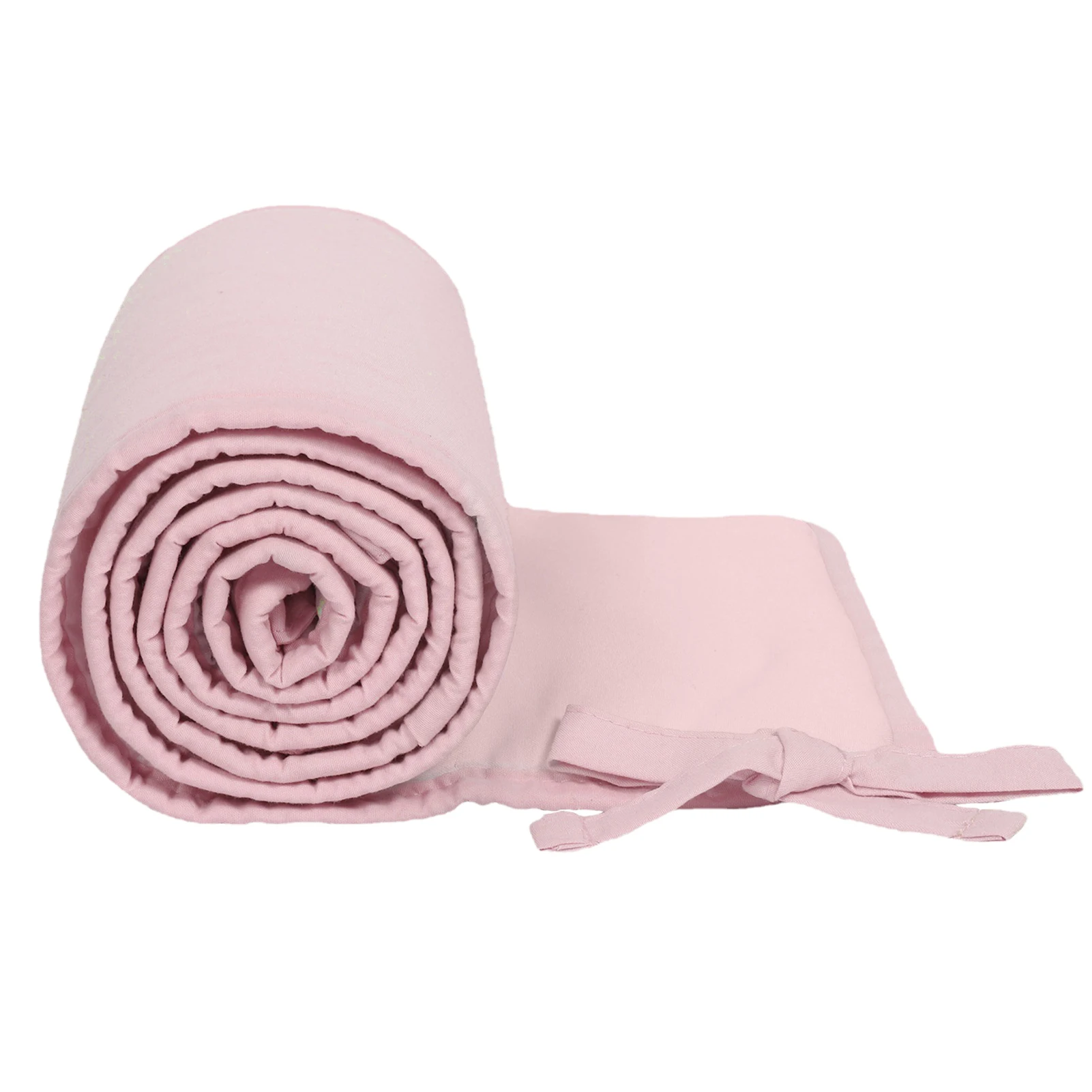 

3pcs Wrap Bumper Bedroom Padded Protector Teething Guard 1 Front 2 Side Home Baby Crib Rail Cover Double Sided Newborn Polyester