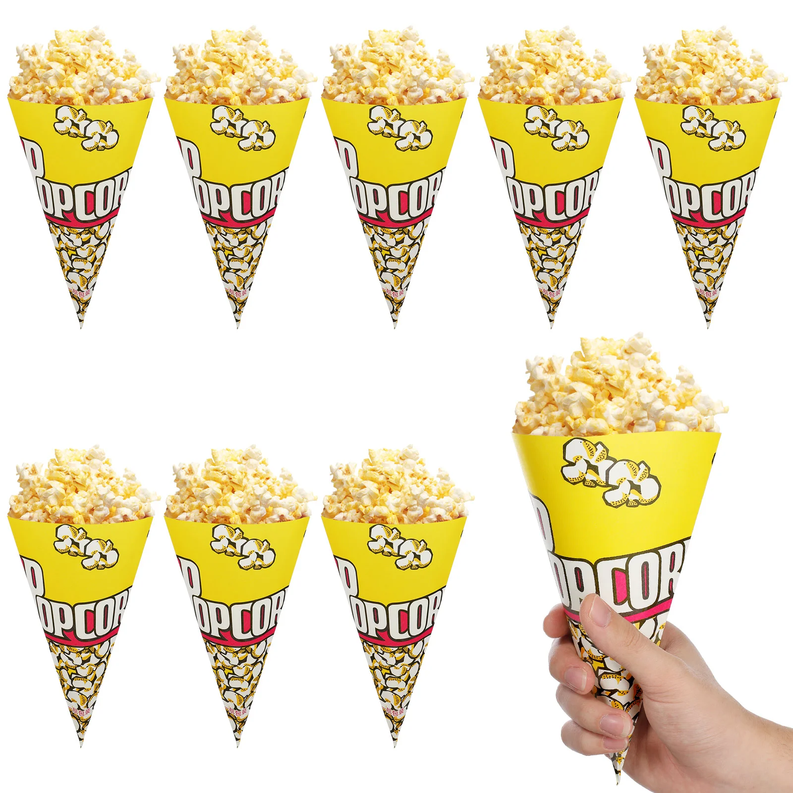50 шт. сладкие конусы Popcicles держатель для попкорна сумки треугольник машины