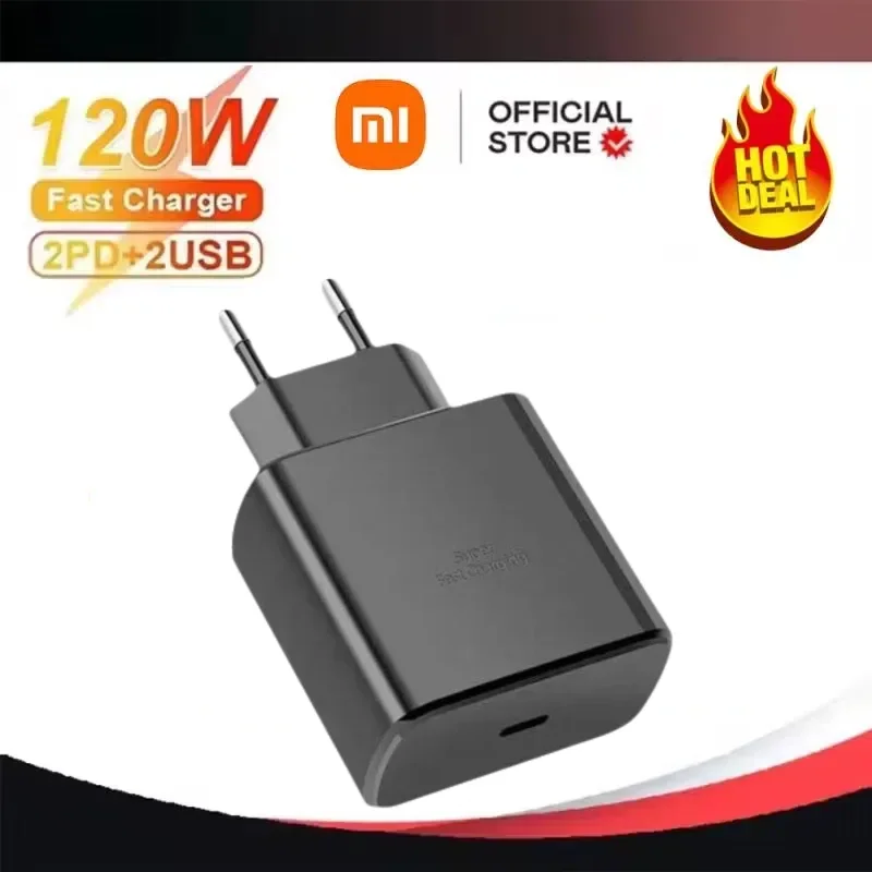 Зарядное устройство Xiaomi 120 Вт USB-кабель для быстрой зарядки 3 0 Тип C зарядный