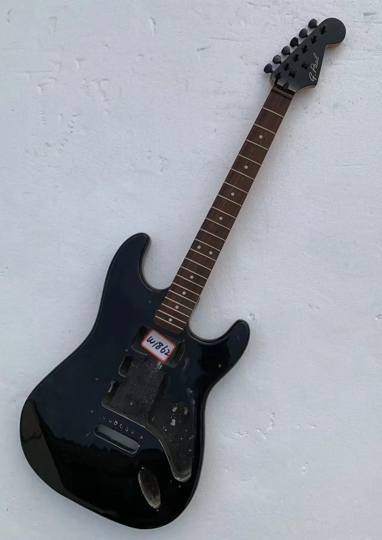 Сделай Сам на заказ 6 струн электрическая гитара без металлических элементов