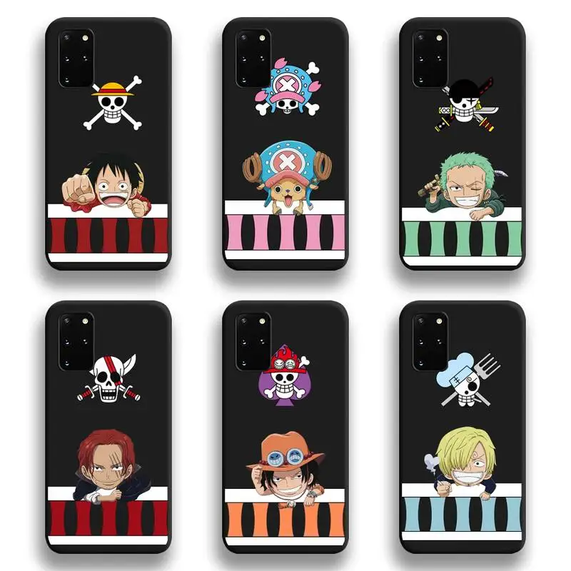 

One Piece Japan Anime Luffy Zoro Phone Case For Samsung Galaxy S21 Plus Ultra S20 FE M11 S8 S9 plus S10 5G lite 2020