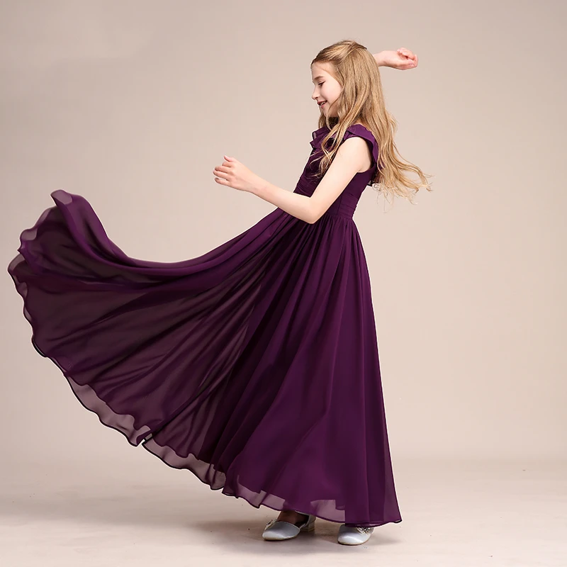 

2023 Evening Princess Chidren's Performance Choir Orchestra Playing Long Flower Girl Dresses