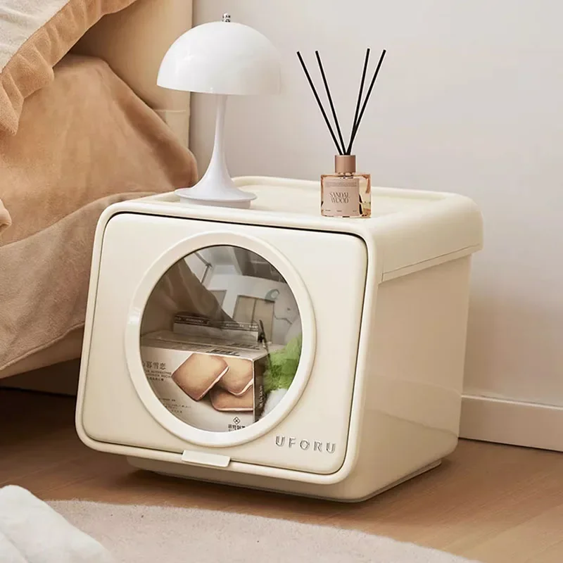 Ночной столик с золотыми ножками прозрачный милый большой мини-натуральный