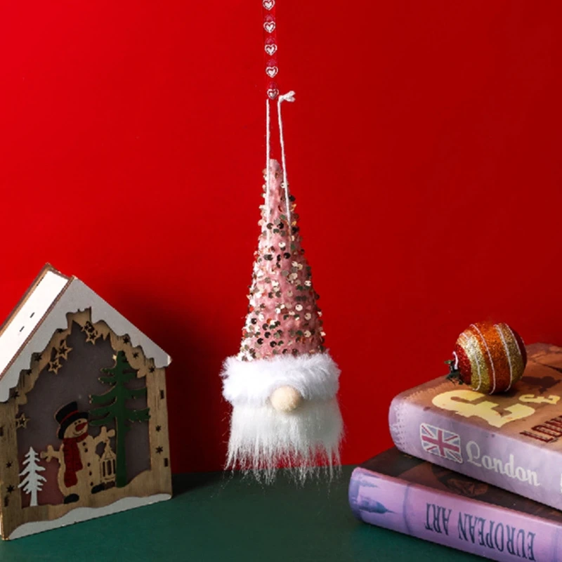 Рождественский подвесной гном плюшевый аксессуар для куклы рождественского