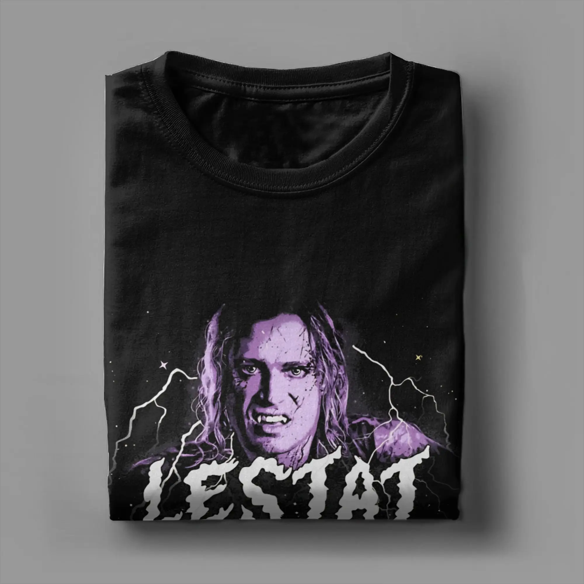 Фото Мужская и женская футболка Lestat De Lioncourt Tour, хлопковая одежда The Vampires Lestat, футболки с круглым вырезом, футболка с принтом №3