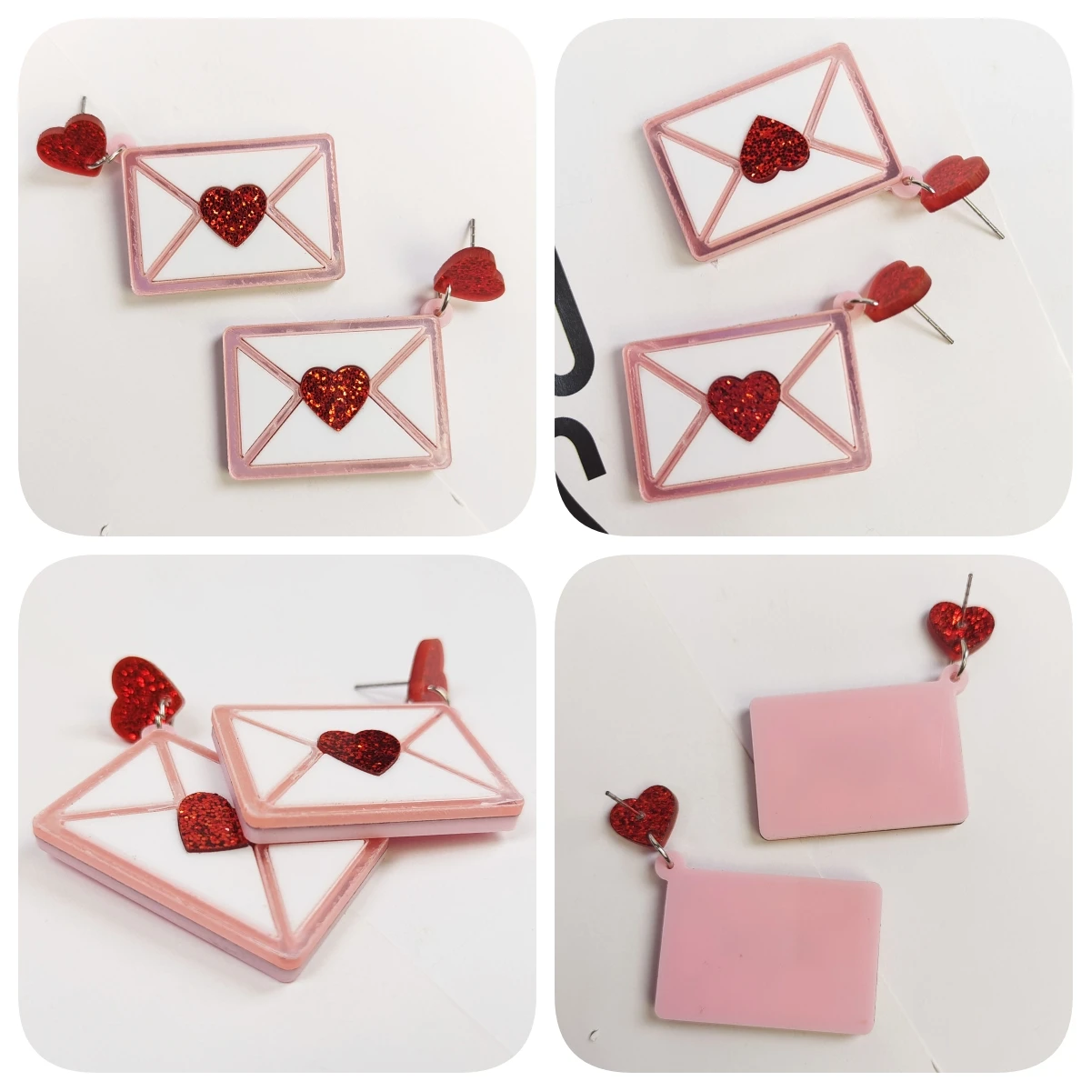 Акриловые серьги