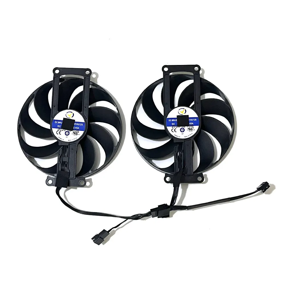 НОВЫЙ оригинальный 1 комплект охлаждающего вентилятора RTX3060 GPU 87 мм для видеокарты ASUS Dual RTX 3050 3060 3060TI Mini GTX 1650 1660S RX 6500 6400XT (art.: 3920d2ca4e230) - 3920d2ca4e230