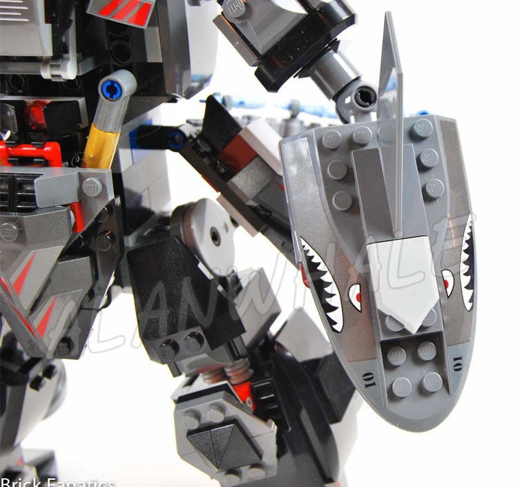 775 шт. Shinobi Garma Mecha Man Posable Arms Legs Garmadon Shark Blaster 10719 Строительные блоки игрушки
