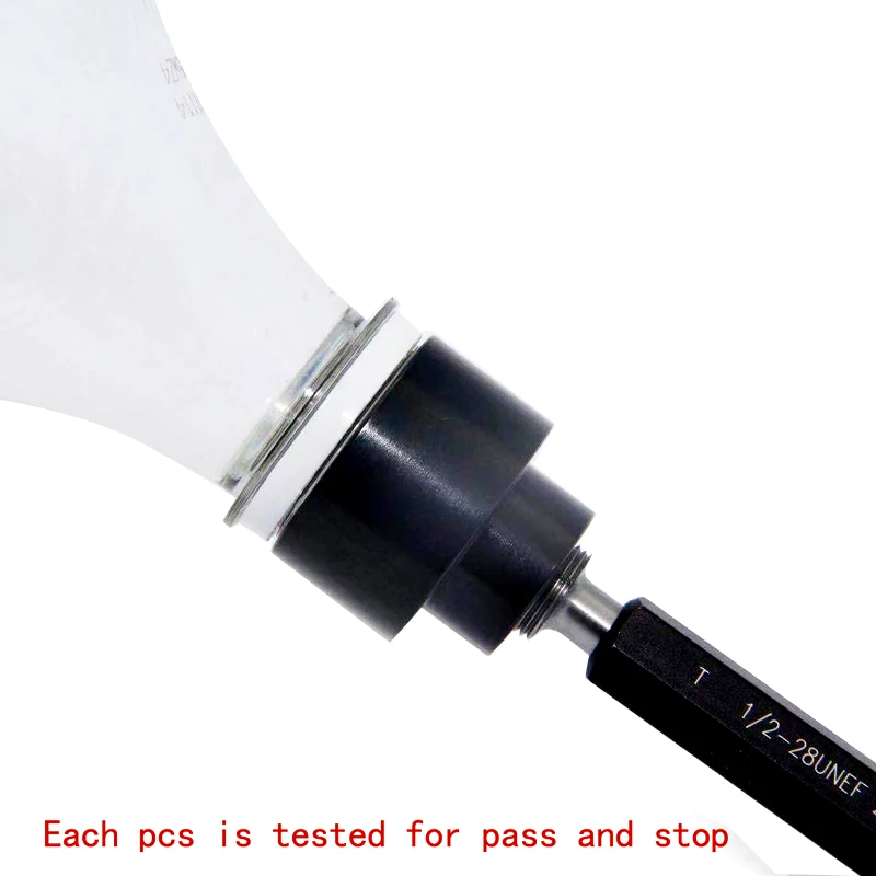 

1/2x28 TPI Cleaning Patch Trap Adapter Muzzle Soda Pop bottles F PC Carbine 9 mm 5/8X24