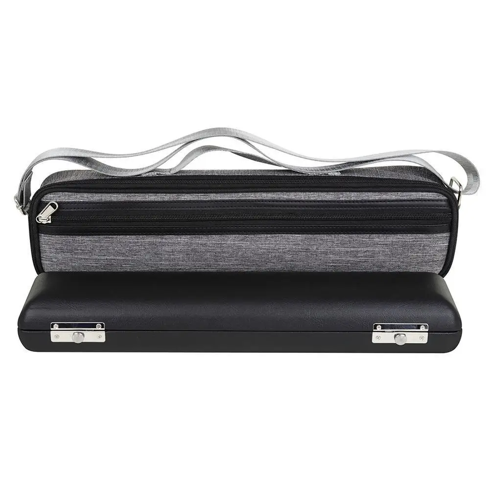 

16 Hole Flute Case 17 Hole Flute Bag for 16 Holes Flute C Foot with Exterior Pocket with Carry Handle Shoulder Strap