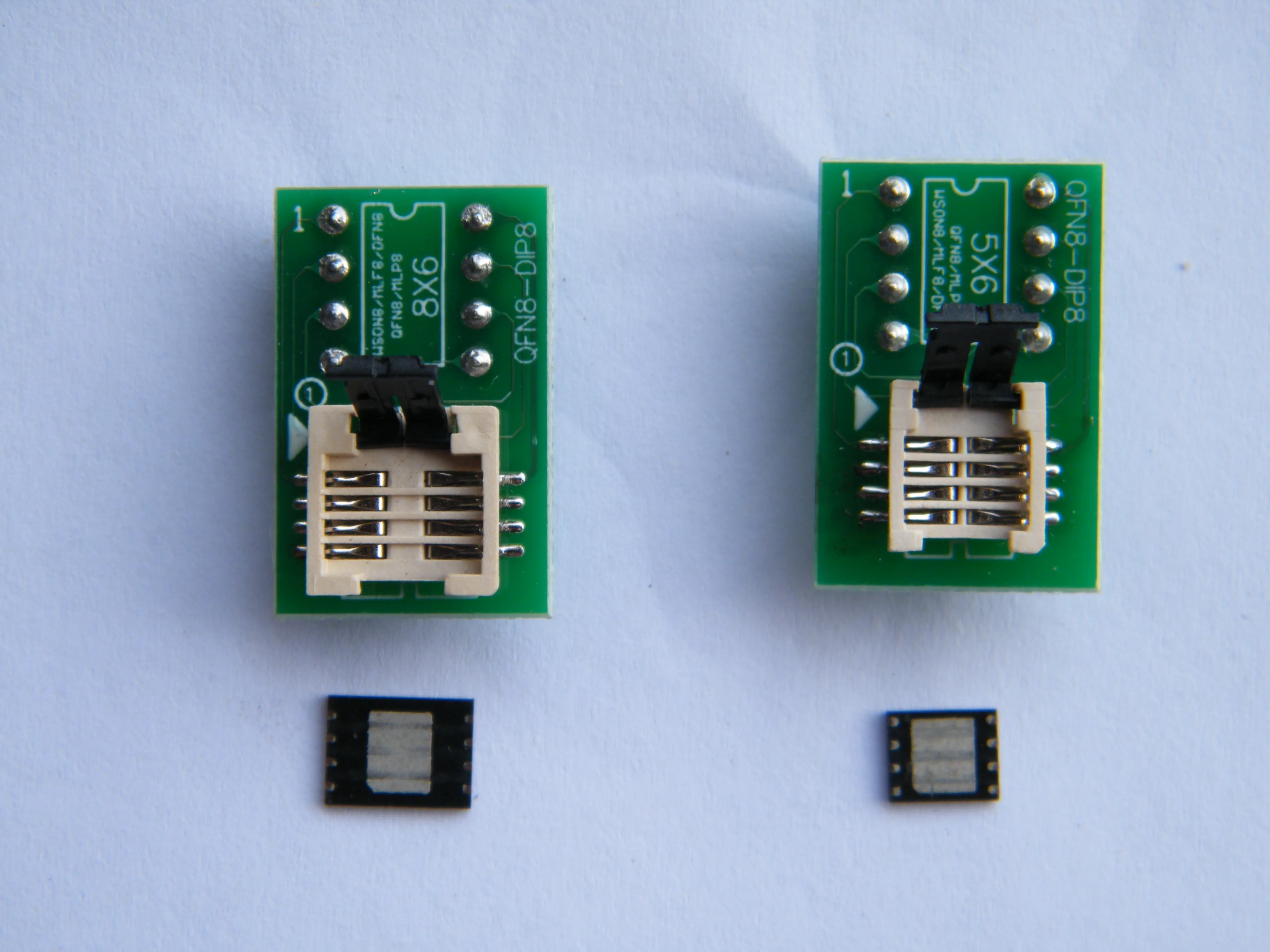 DFN8 WSON8 MLF8 MLP8 QFN8 к адаптеру DIP8 6*5 мм 6*8 IC чипы разъем для CH341A TL866ii Plus RT809H/F T48 T56 EZP2023