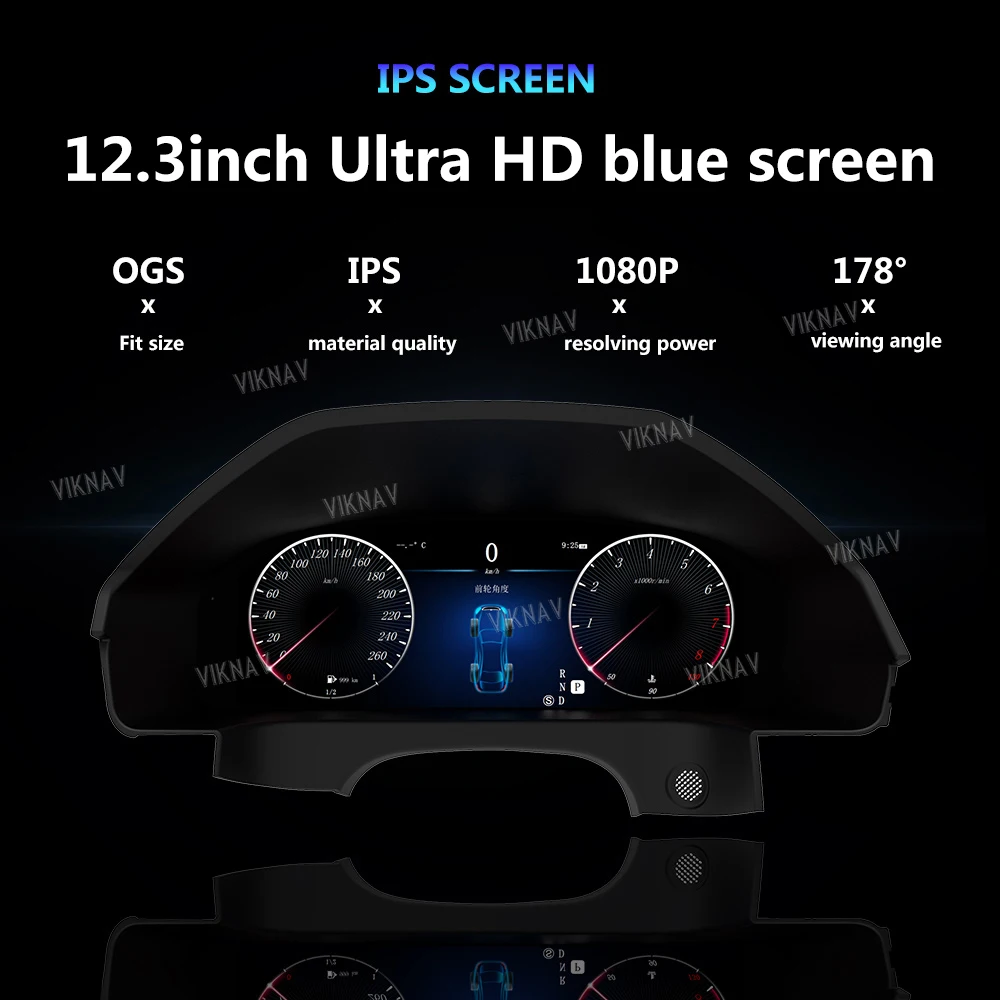 12 3-дюймовая автомобильная цифровая приборная панель для Mercedes Benz E-Class W212 2010-2015