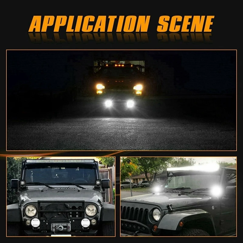 6 шт. 4-дюймовые фонари для внедорожников