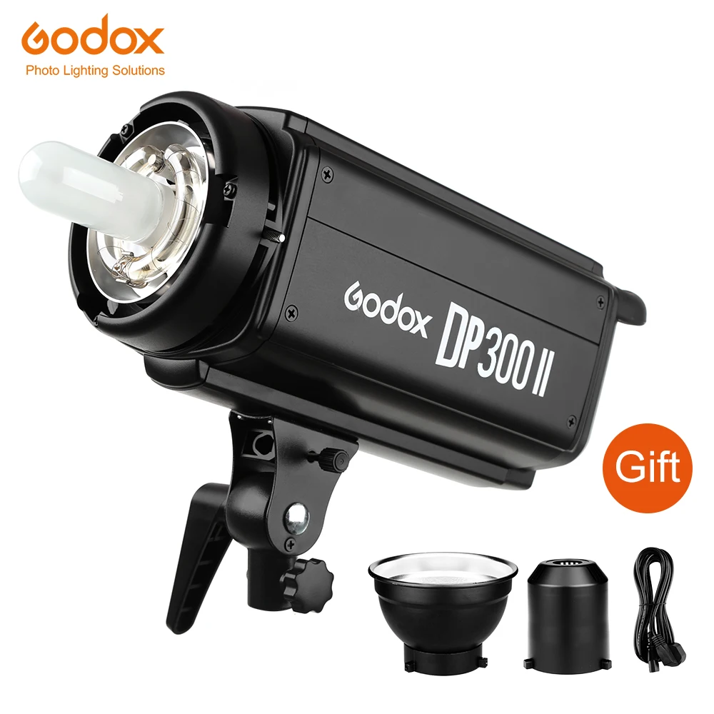

Godox DP300II 300 Вт GN58 встроенный Godox 2,4G Беспроводная система X студийная профессиональная вспышка для предложения креативной съемки