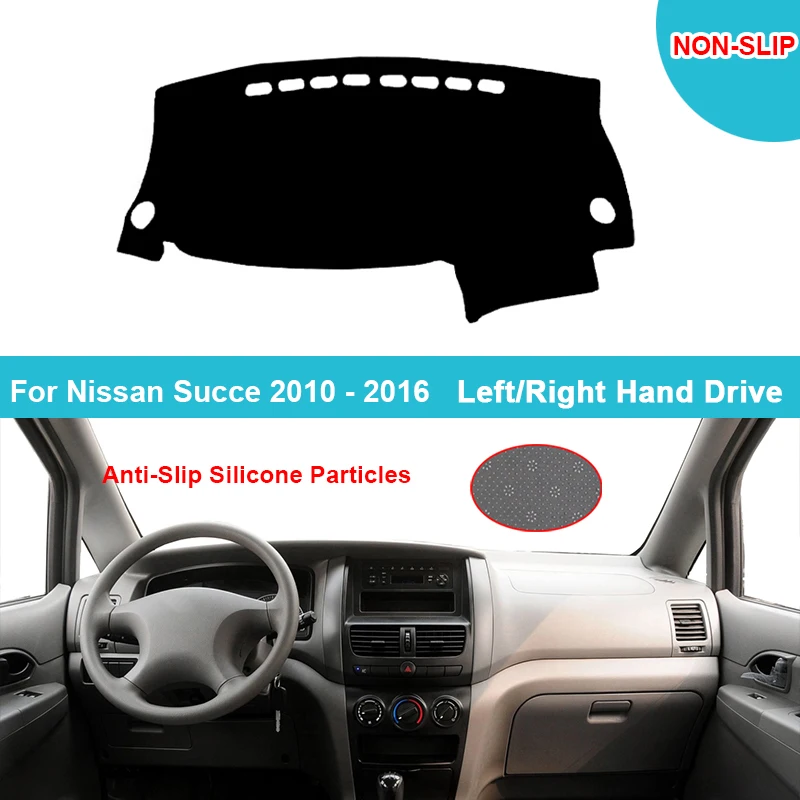 

Car Dashboard Cover Dash Mat For Nissan Succe 2010 - 2016 Flannel Suede Polyester Carpet Cape Protector Sun-shade