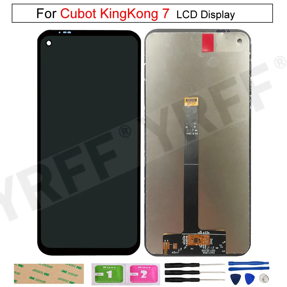 

ЖК-дисплей с сенсорным экраном и дигитайзером в сборе для Cubot KingKong7, Замена ЖК-экрана Cubot KingKong 7 + Инструменты