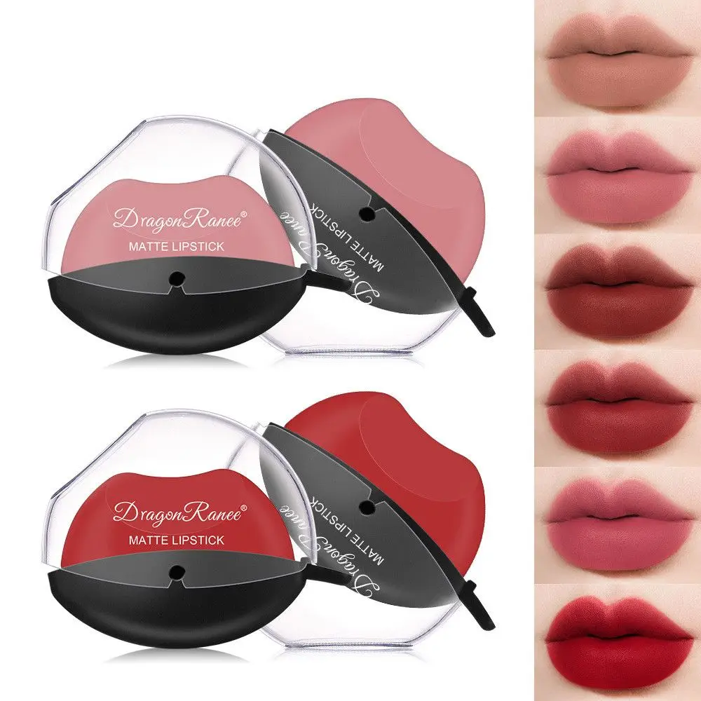 

Hot Fashion non-stick cup Waterproof Long Lasting Velvet Red Lazy Lipstick Lip Gloss Matte Lipstick Blush
