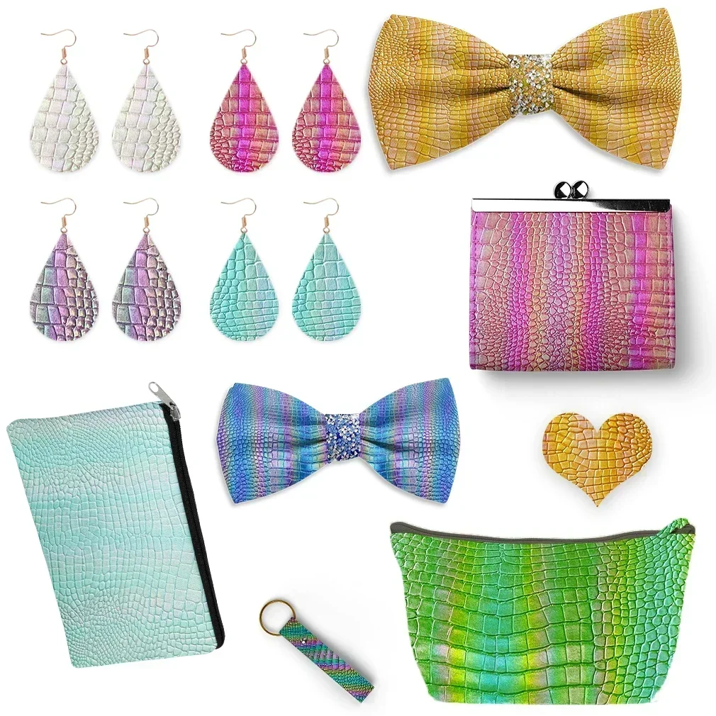 Голографический рулон ткани из искусственной кожи с металлическим блеском