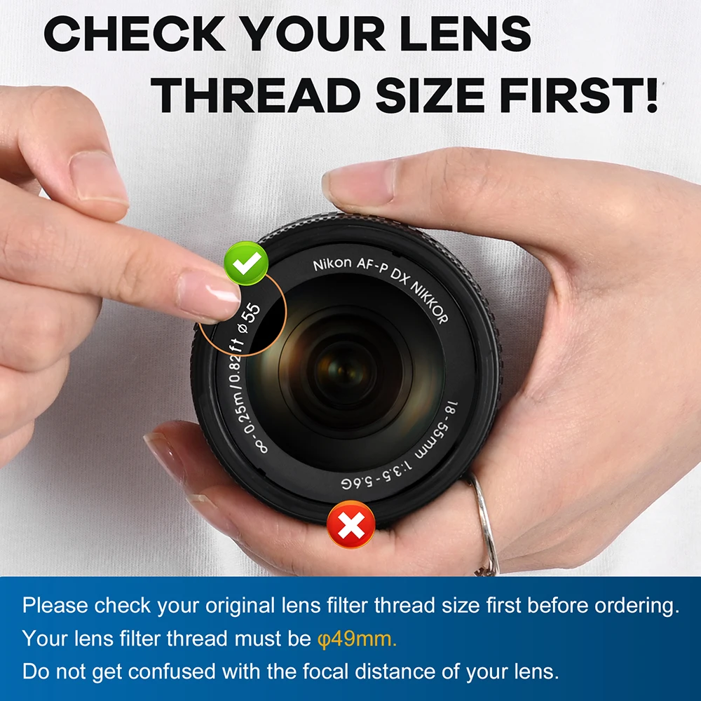 Объектив Lightdow 55 мм 0.43x с макрообъективом