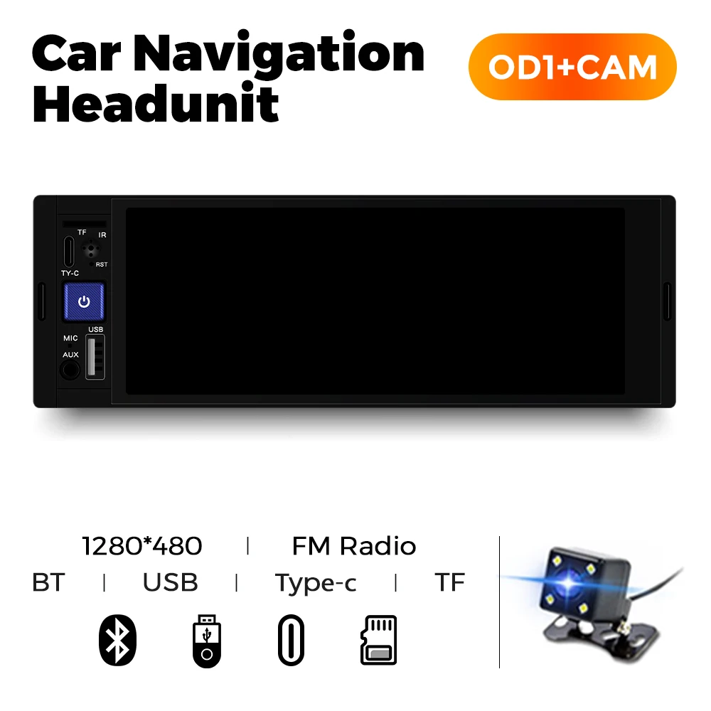 

Автомагнитола NaviFly 1DIN На Android С 6,86-дюймовым HD Сенсорным Экраном, Универсальная, С CarPlay, Bluetooth, SD, FM, MP5