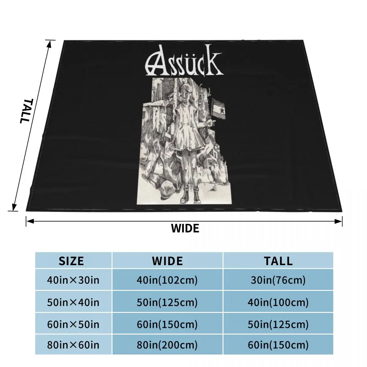 Assuck State To Terrorizer Insect Warfare Phobia Grind Fresh Design Мужское хипстерское одеяло среднего
