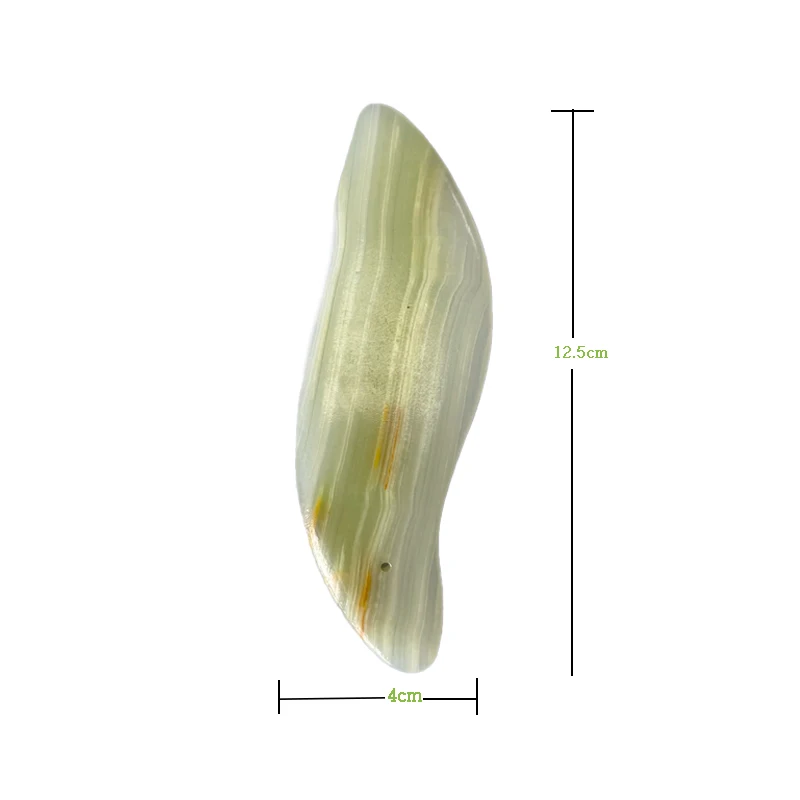 Массажер для лица с натуральным нефритом инструмент спа-терапии и акупунктуры