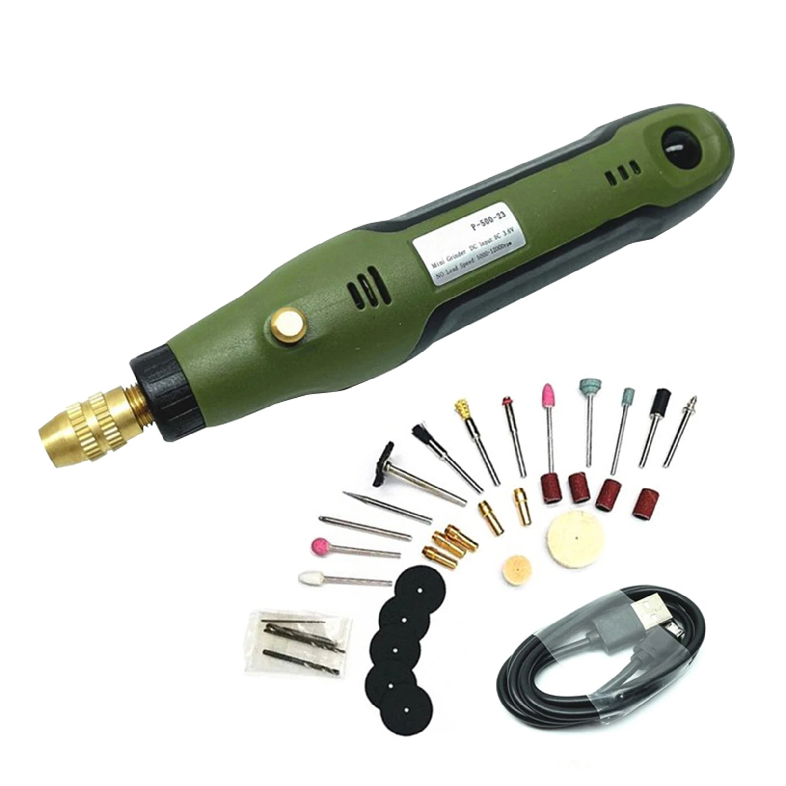 

Электрическая гравировальная ручка, мини-шлифовальная машина, 3 скорости, регулируемая перезаряжаемая шлифовальная машина, вращающийся Эл...