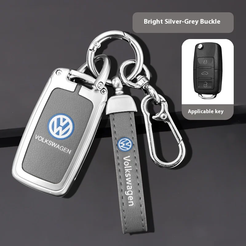 

Для Volkswagen VW Polo Tiguan Golf 4 5 Jetta Beetle Scirocco Passat Автомобильный чехол для ключей из цинкового сплава из ТПУ, сумка, автомобильный брелок, металлический корпус ключа