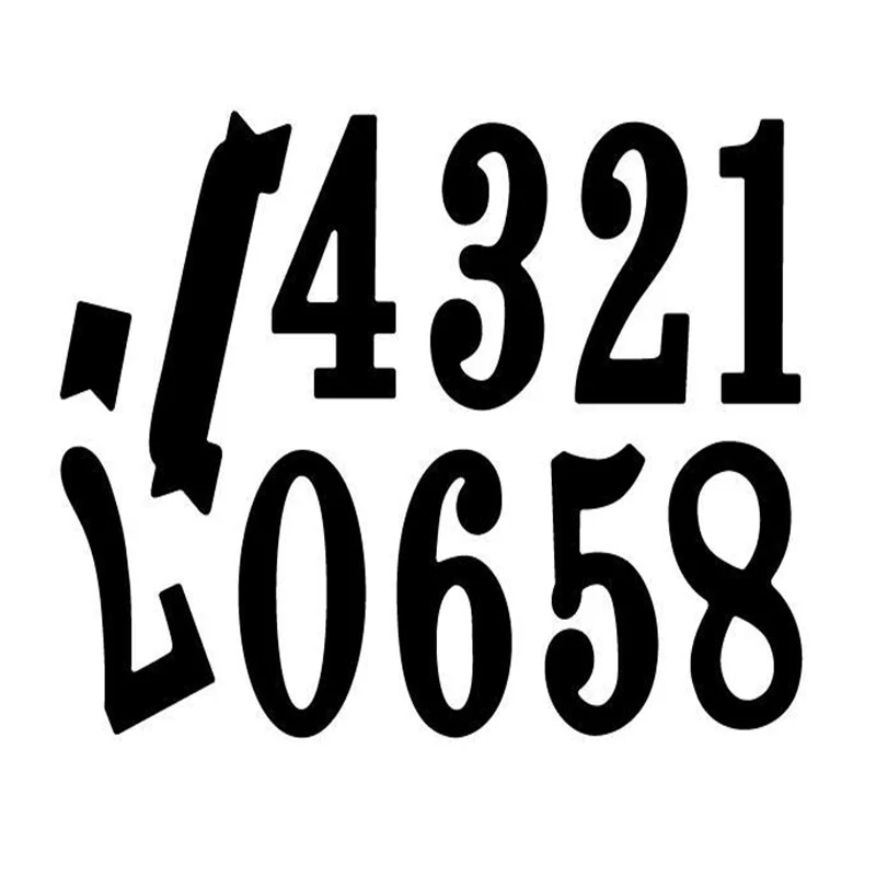 

0-9 Number Metal Cut Dies Stencils for Scrapbooking Stamp/Photo Album Decorative Embossing DIY Paper Cards