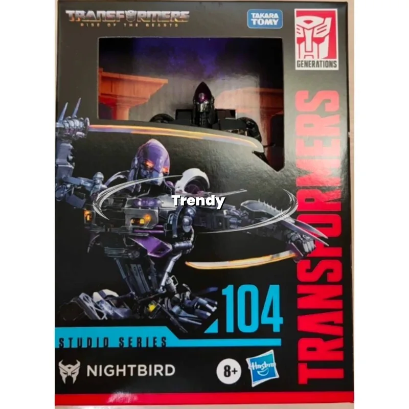 Фото [точечные товары] Трансформированные игрушки, игрушка SS Series SS104, роскошная фигурка Night Bird Beast Rise, коллекция роботов, подарок №1