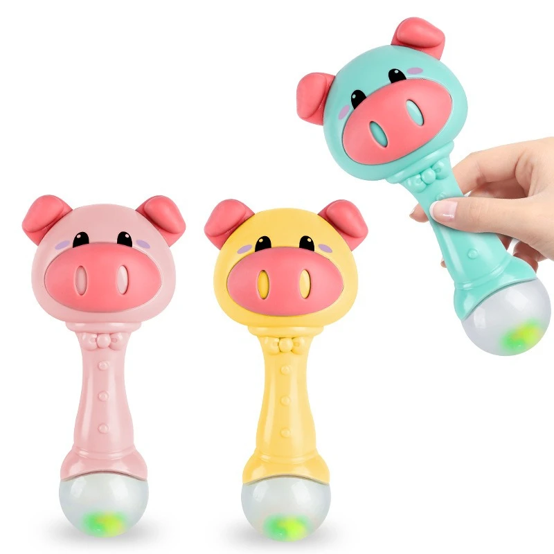 

Children, infants, piglets, toys, bells, newborn children, early childhood education, grasping and biting the bells