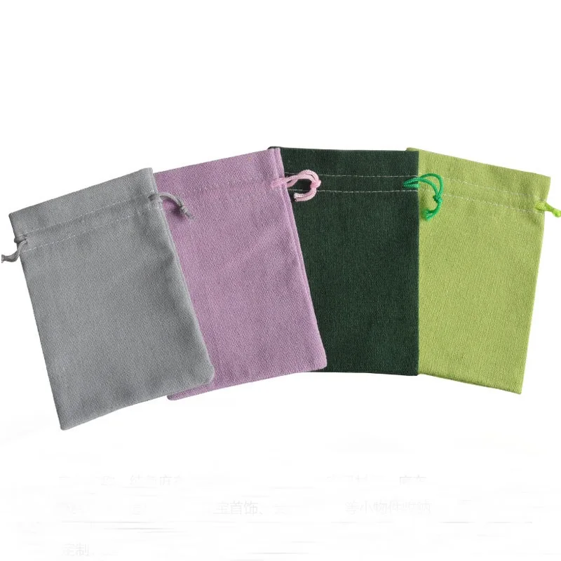 50 шт./лот 10x15 13x18 см регулируемая льняная сумка на шнурке сумки для хранения