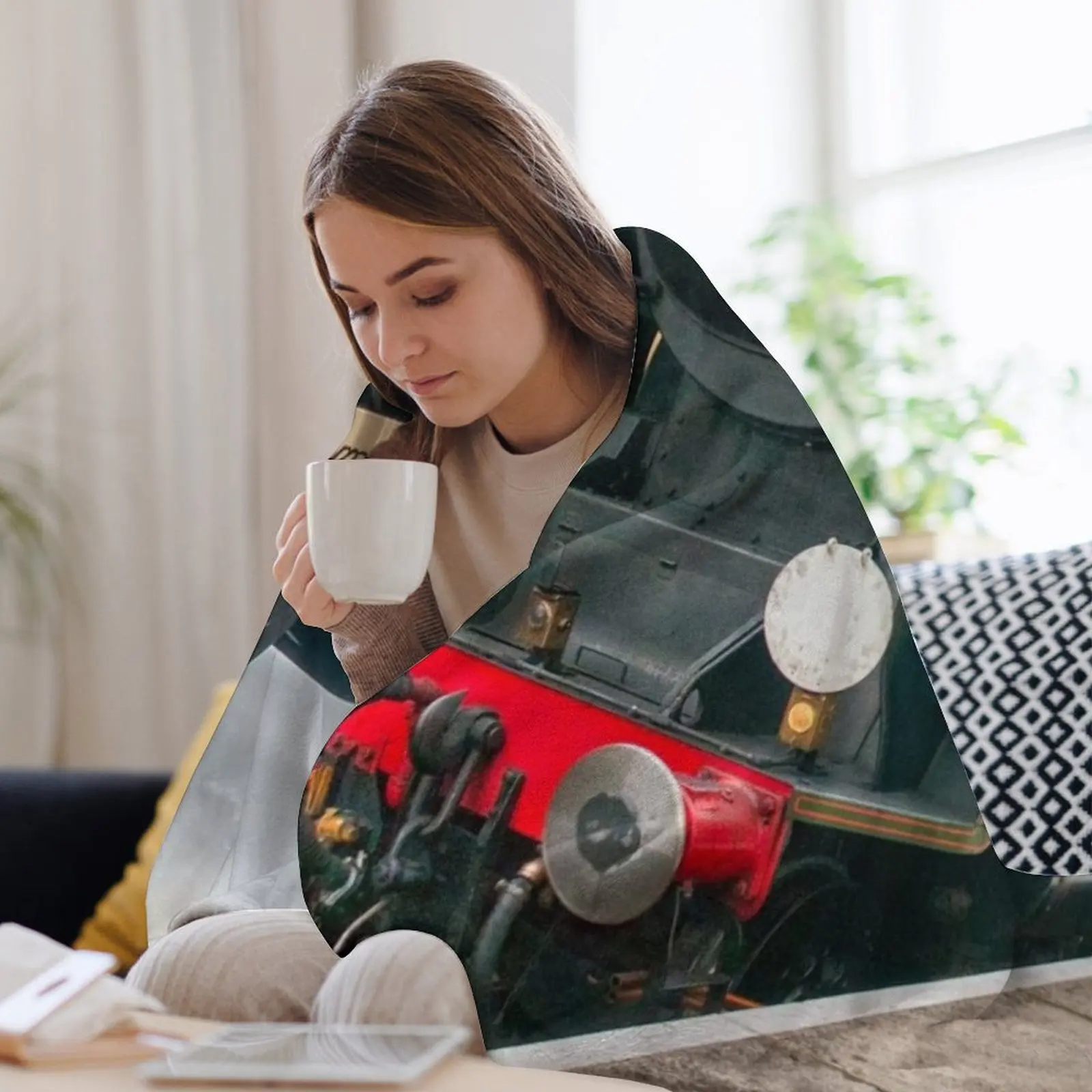 The Boat Train - 34027 Одеяло Taw Valley для детских причесок Очень большие одеяла