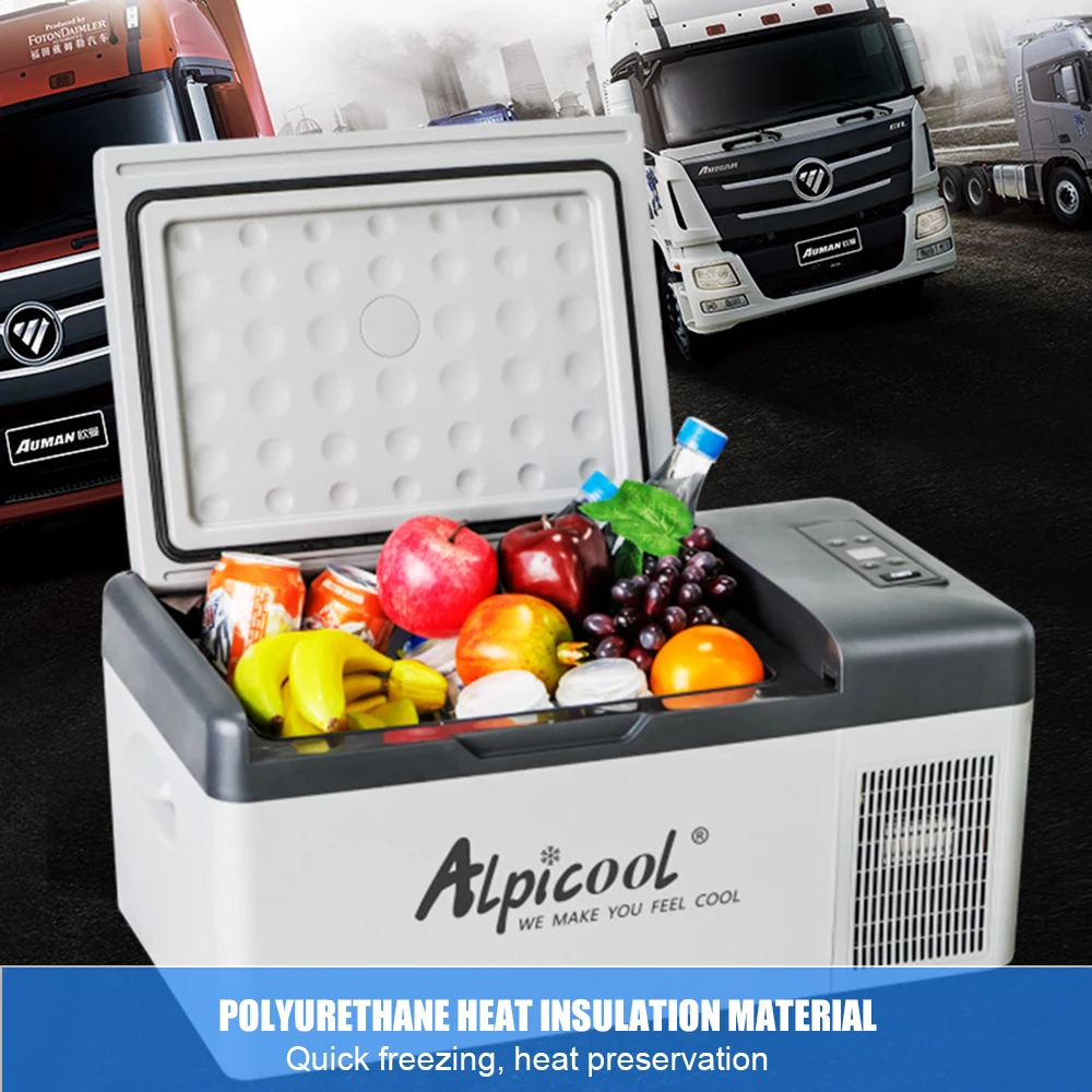 Mini Car Refrigerator 15L 25L Portable Freezer Fridge 12V 24