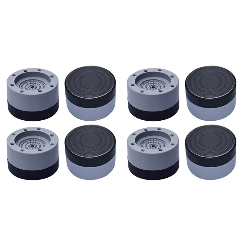 

8 PCS Foot Pads Washing Machine Anti Vibration Washer Feet Pad Anti Slip Rubber Foot Pad For Washing Machines A