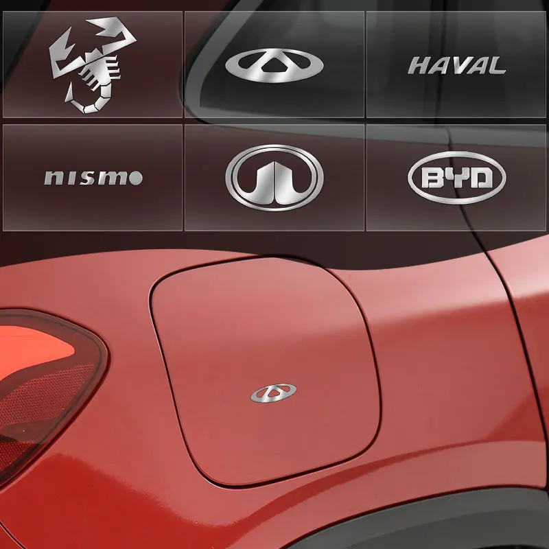 

NEW Car steering wheel stickers car interior Paste Steering wheel For Fiat 500 Grande Punto Stilo 500x Panda With Logo Auto