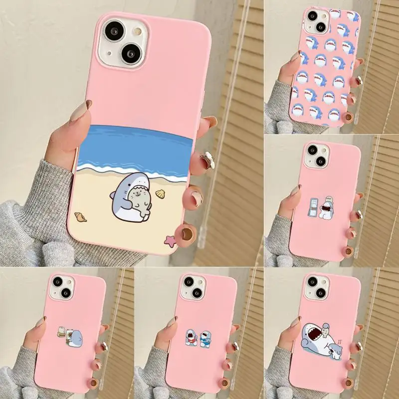 

Funny Shark Phone Case For Iphone 7 8 Plus X Xr Xs 11 12 13 Se2020 Mini Mobile Iphones 14 Pro Max Case