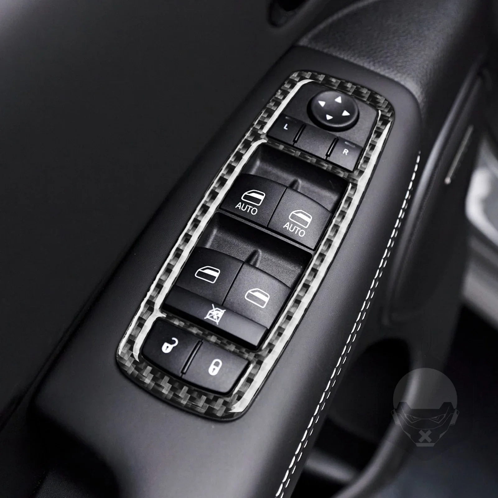 Для Jeep Grand Cherokee 2012-2021 автомобильные аксессуары из настоящего углеродного волокна
