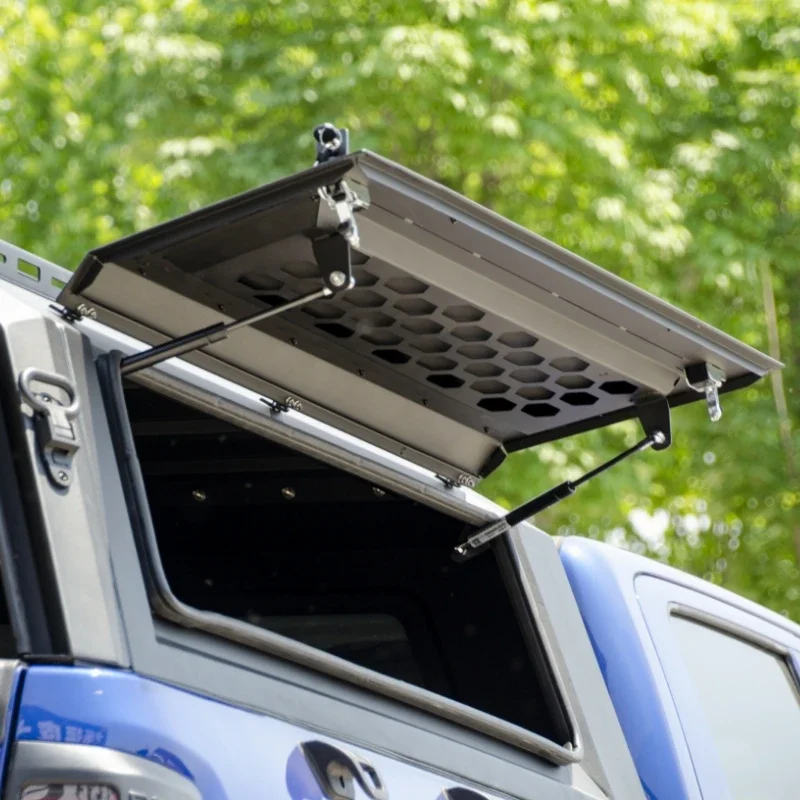 Навес для грузового кемпера Nissan Navara np300 Frontier D40 алюминиевый жесткий верх двойной