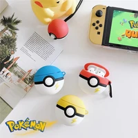 pokemon poke ball new airpods protective cover suitable for airpods pro earphone cover iphone wireless bluetooth earphone box