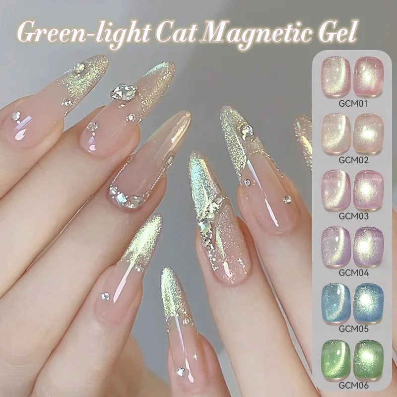 Фото BORN PRETTY 10 мл HEMA TPO Free Cat Магнитный гель-лак для глаз Стеклянная бусина Кристалл Без спирта Soak Off UV LED Nail Art Salon Varnis №3