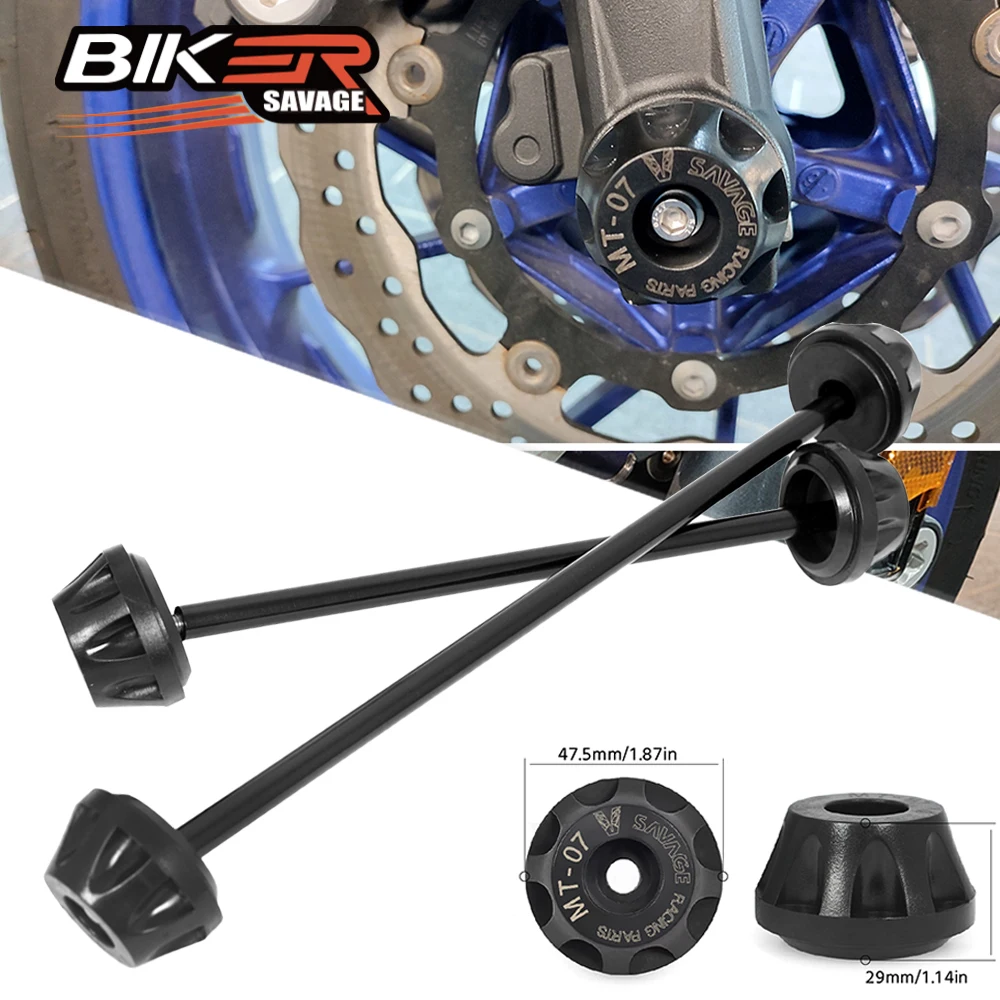 

For YAMAHA MT07 FZ07 XSR700 Front Rear Axle Fork Wheel Slider Protector MT-07 MT FZ 07 XSR 700 2014-2021 Motorcycle Accessories