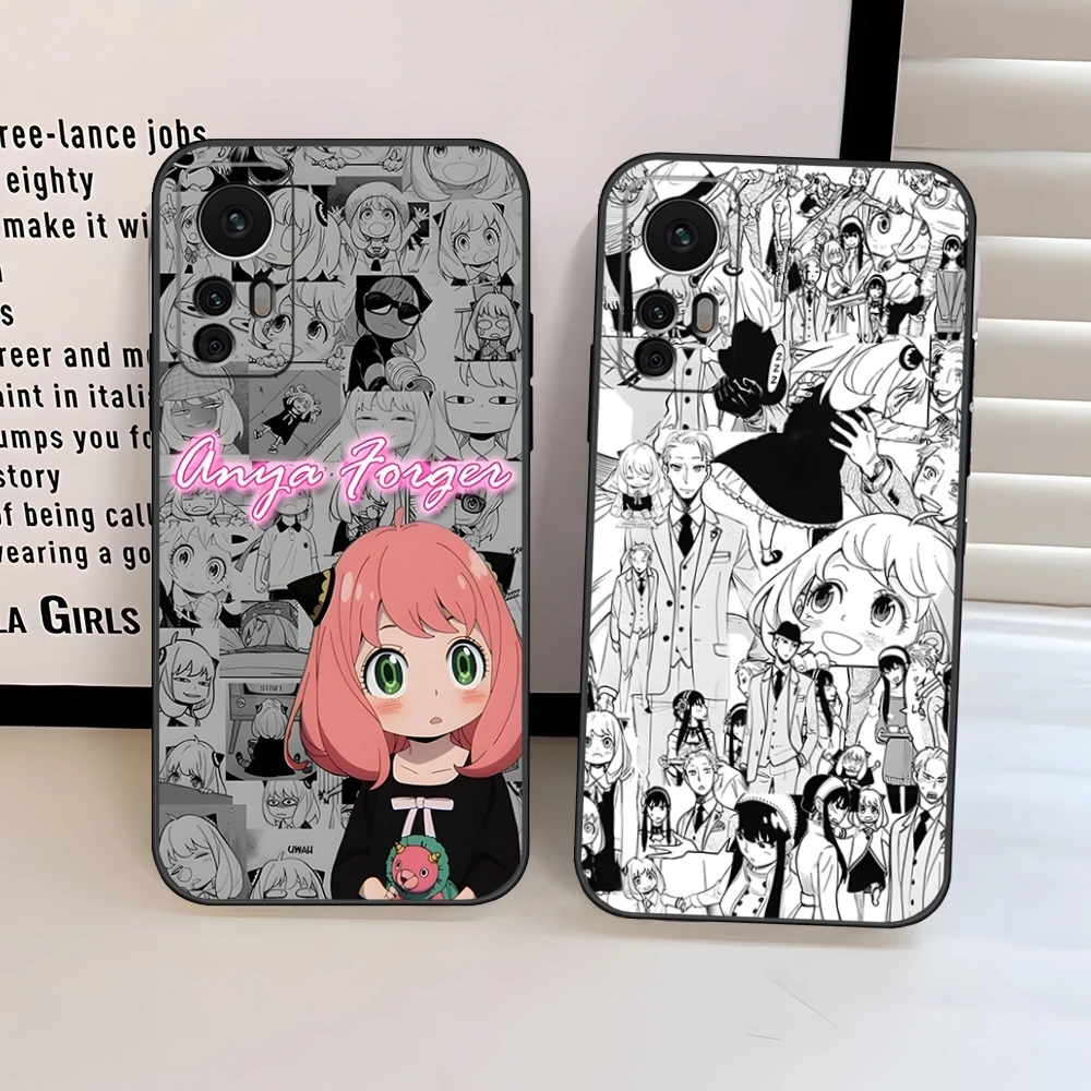 Фото Чехол для телефона Spy X Family Anya Forgers для Xiaomi 13 12 11T Lite Ultra Redmi Note 13 12 10 Pro POCO F4 F5 X5 Pro, задняя крышка №1