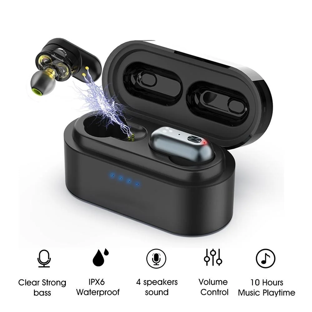 

NEW Original SYLLABLE S101 TWS bass earphones wireless headset noise reduction SYLLABLE Volume control earbuds