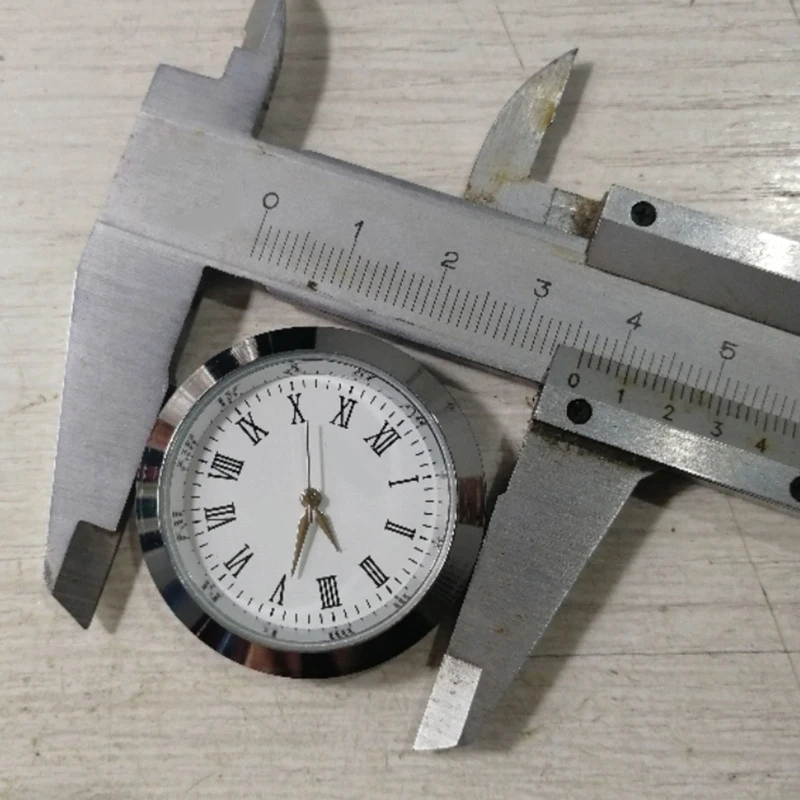 

Clock Quartz Movement Round Clocks Head Insert Classic Clock Craft for Women Men Wearing Watch Replacement Part Supplies